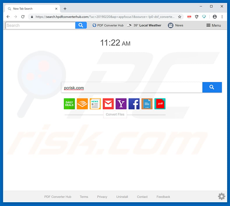 search.hpdfconverterhub.com browser hijacker
