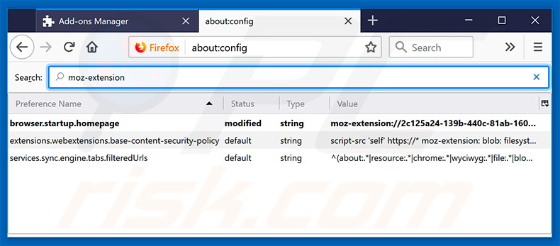 Removing search.hquickmapsanddirections.com from Mozilla Firefox default search engine