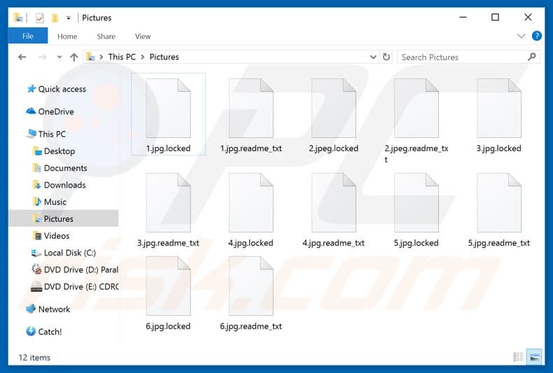 Files encrypted by LoryEstside