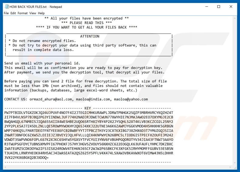 Maoloa decrypt instructions