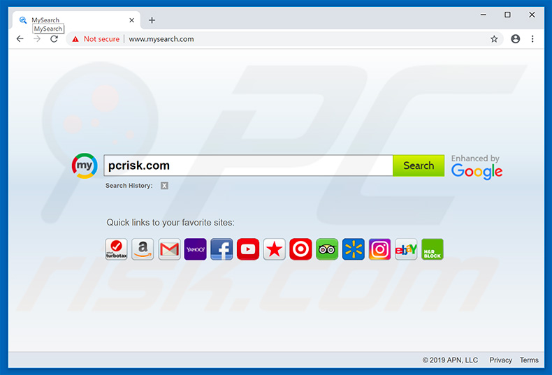 mysearch.com browser hijacker