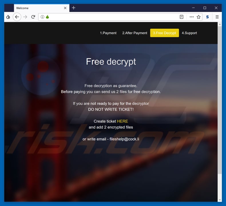 ppam ransomware website free decrypt part