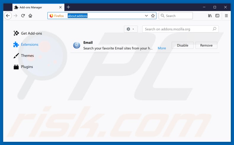 Removing search.hloginnow.net related Mozilla Firefox extensions