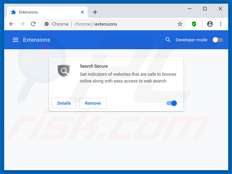 Removing searchsecurepro.co related Google Chrome extensions