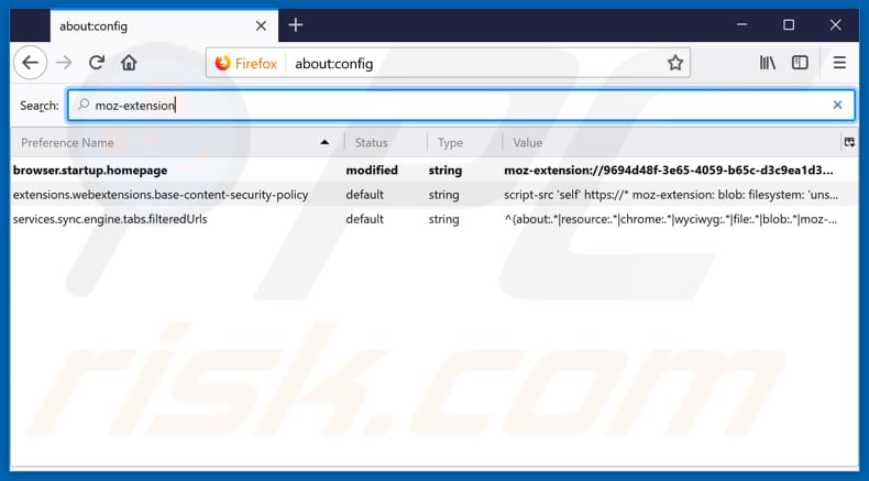 Removing search.htodayonlinenews.org from Mozilla Firefox default search engine