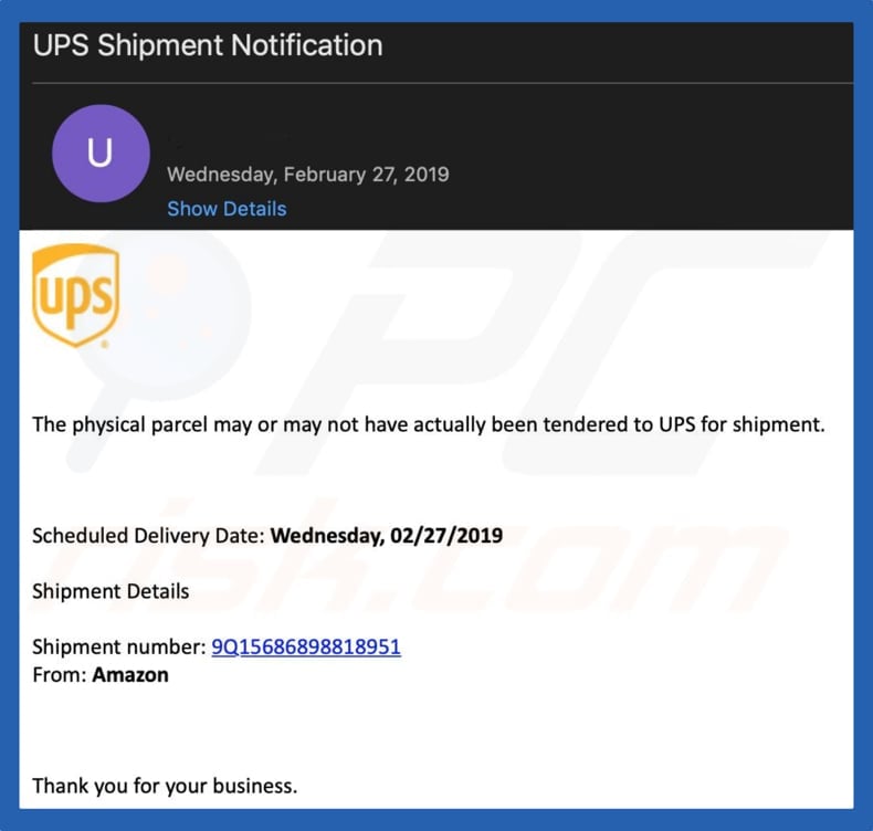 UPS Email Virus Removal and recovery steps (updated)
