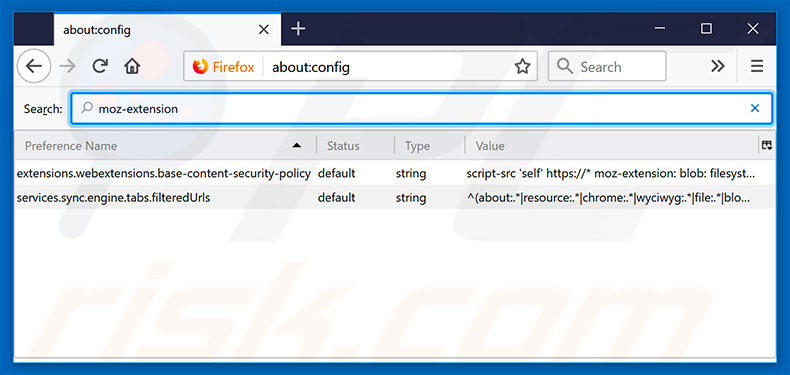 Removing yatab.net from Mozilla Firefox default search engine