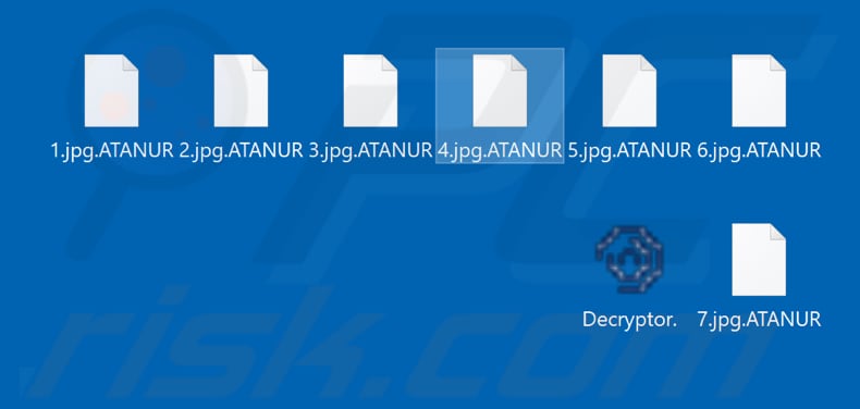 Files encrypted by ATAWARE