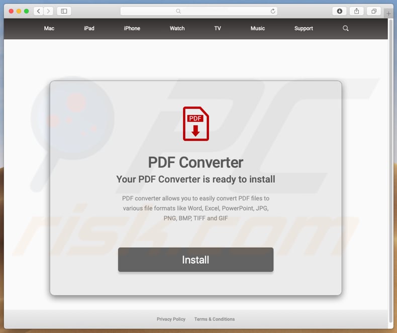 ChangeToPDF adware