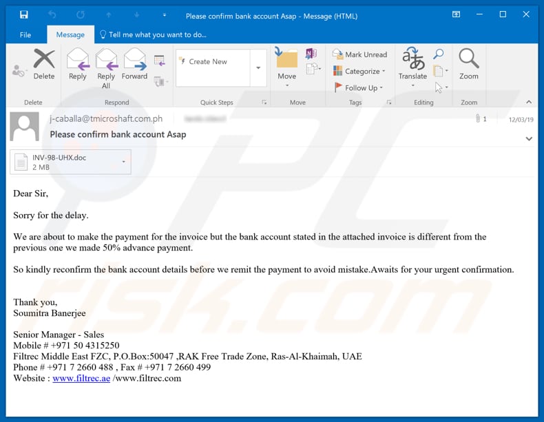 mail banking