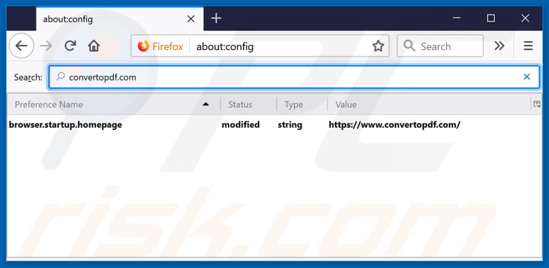 Removing blpsearch.com from Mozilla Firefox default search engine