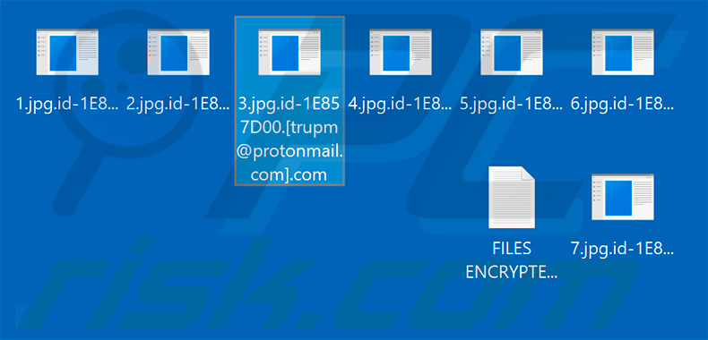 Files encrypted by .com