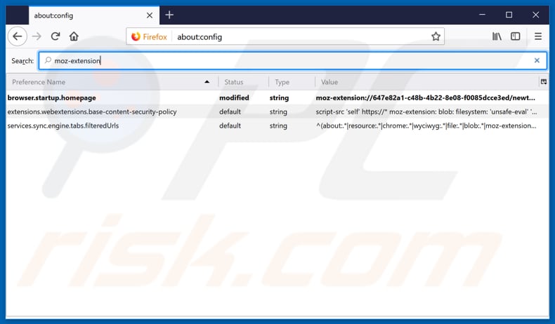 Removing search.fastpackagetracker.co from Mozilla Firefox default search engine