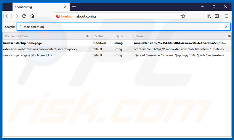 Removing search.hprimesports.co from Mozilla Firefox default search engine