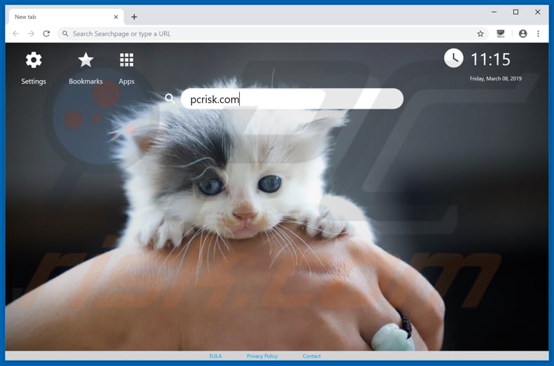 searchpage.com browser hijacker