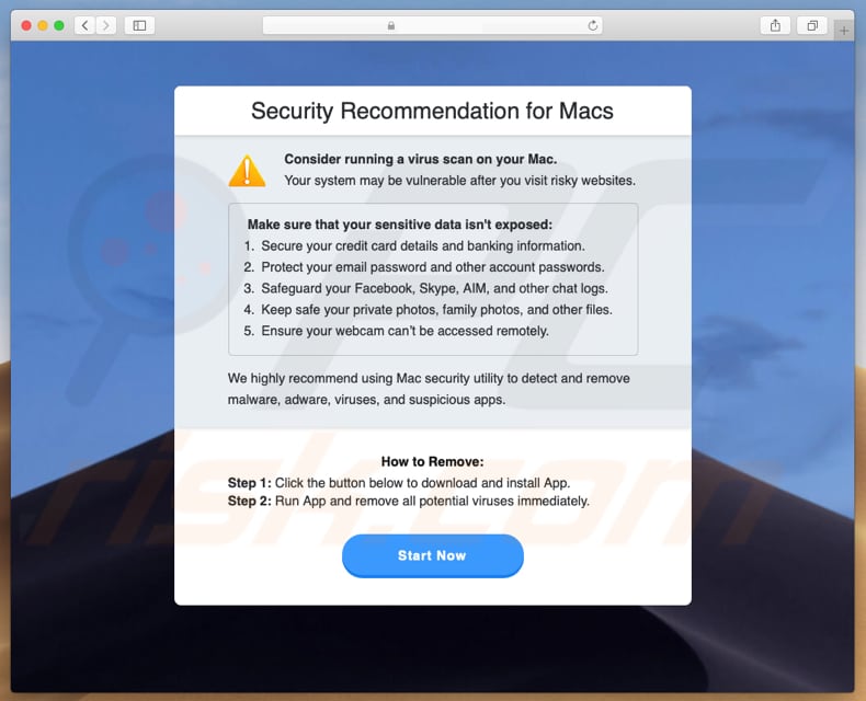 run virus check on mac