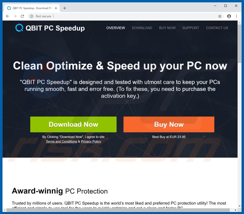 Qbit PC Speedup unwanted application