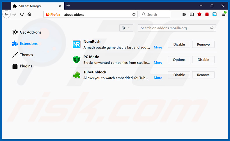 Removing refrebrepheon[.]info ads from Mozilla Firefox step 2