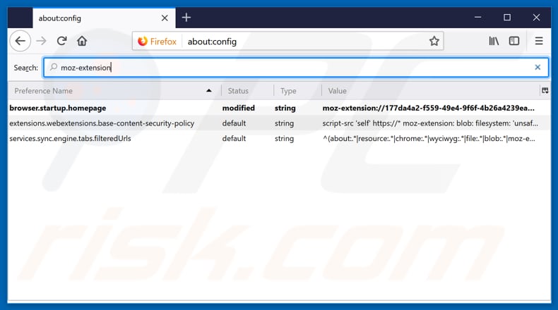 Removing search.hgomaps.co from Mozilla Firefox default search engine