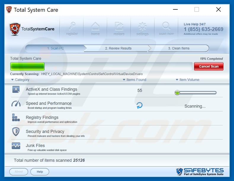 Total System Care application