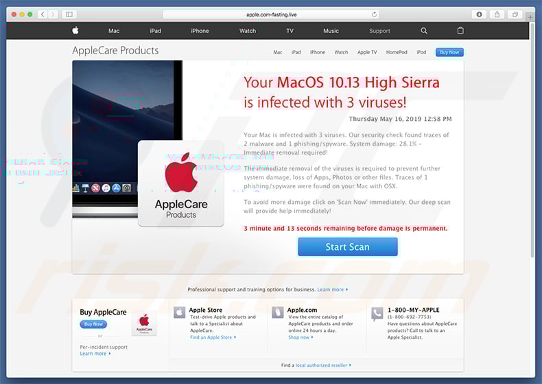 apple.com-fast.live displaying fake error (sample 2)