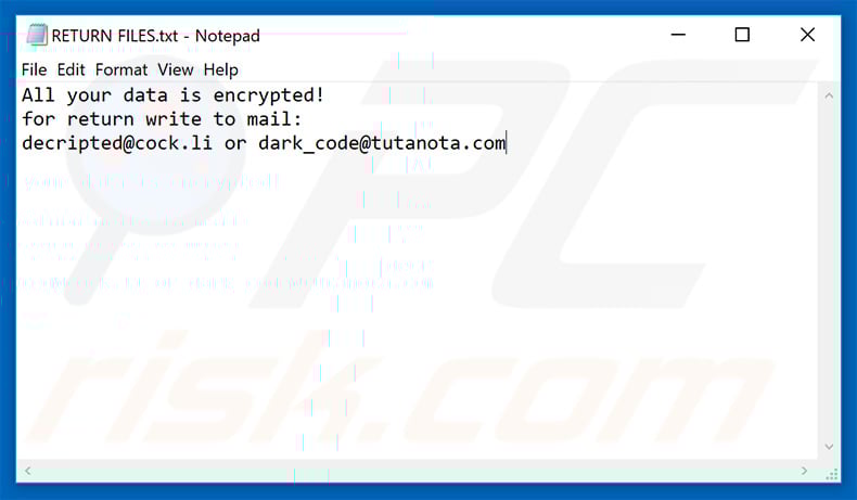 DDOS text file