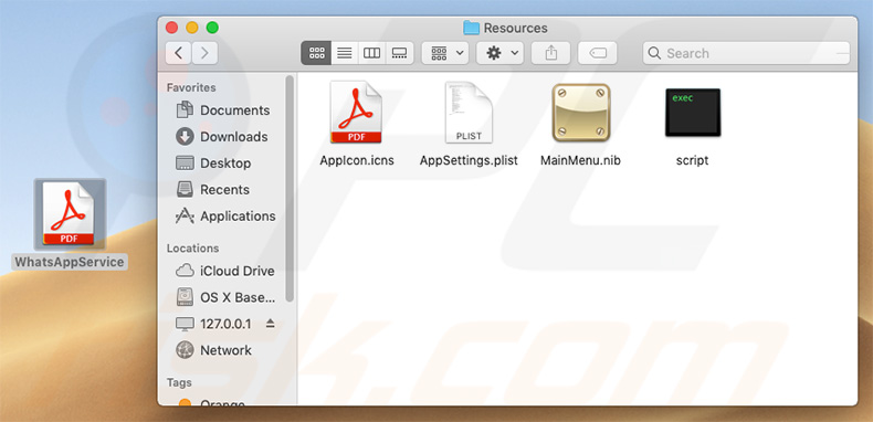 file used to proliferate Mac.BackDoor.Siggen.20 backdoor virus