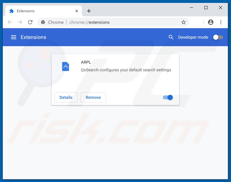 Removing mao1.club related Google Chrome extensions