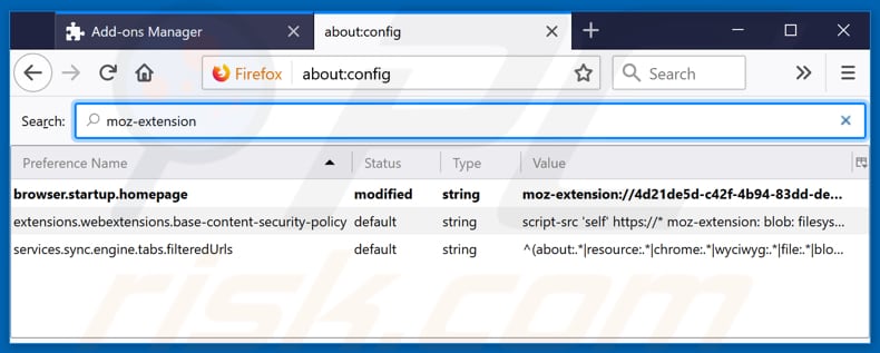 Removing search.searchmmd.com from Mozilla Firefox default search engine