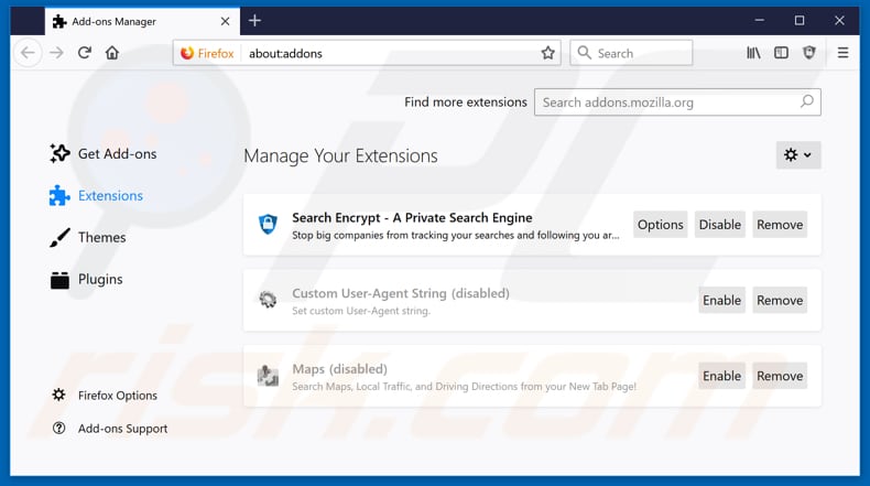 Removing page-ups.com related Mozilla Firefox extensions