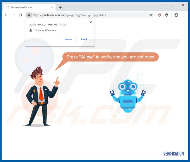 pushnews[.]online pop-up redirects