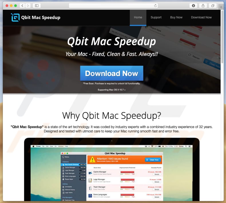 Qbit Mac Speedup scam