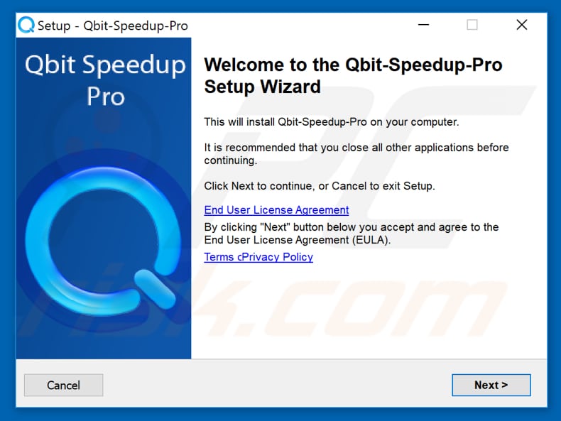 Qbit Speedup Pro installation setup