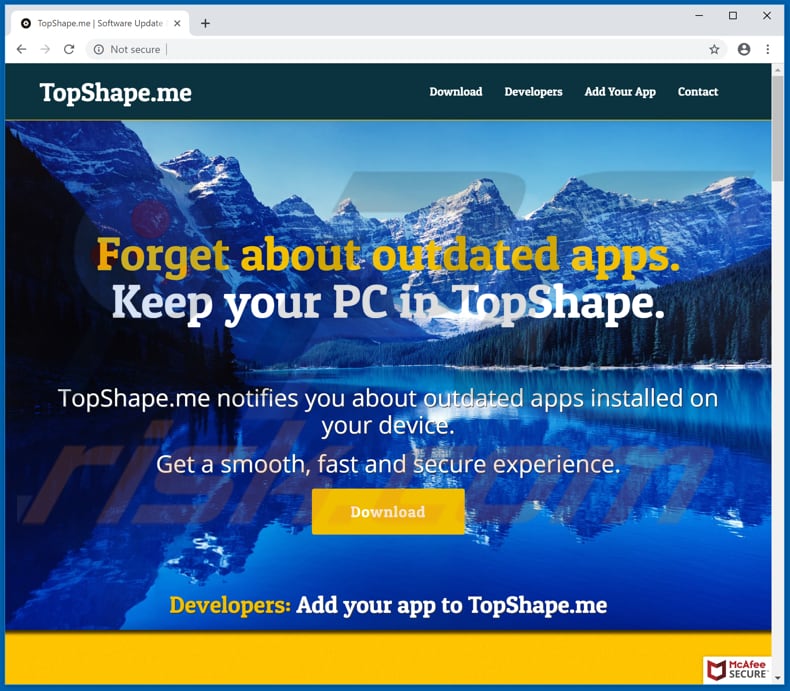 TopShape unwanted application