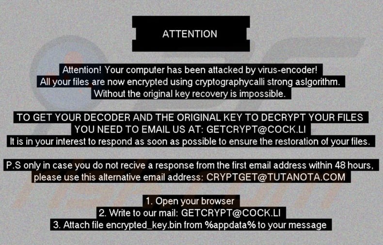 Virus-encoder decrypt instructions
