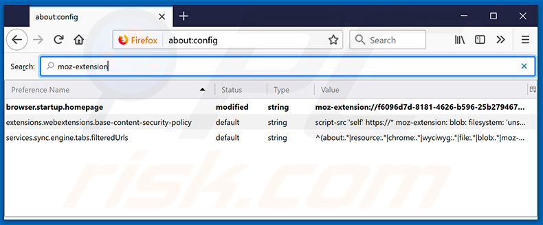 Removing hp.myway.com from Mozilla Firefox default search engine