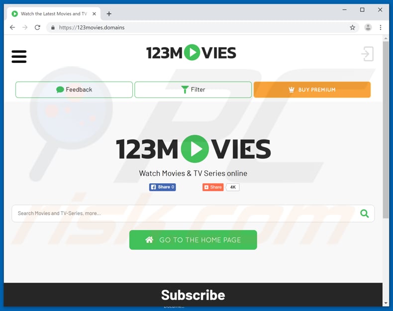 123movies Suspicious Website - Easy removal steps updated