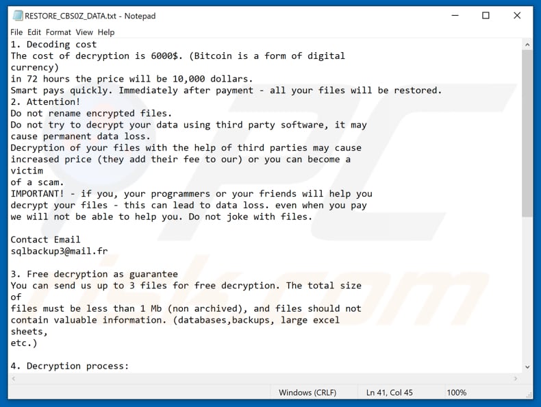 cbs0z decrypt instructions