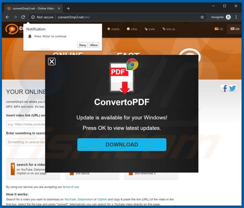 Onlinevideoconverter.com Virus - Easy removal steps (updated)