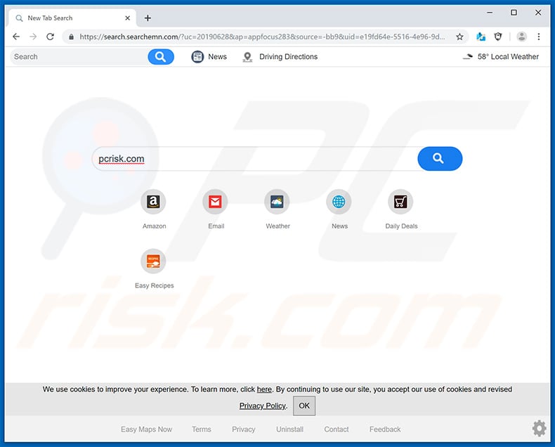 search.searchemn.com browser hijacker