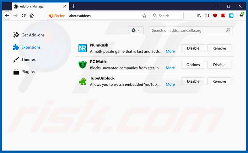 Removing search.hsearchsmart.co related Mozilla Firefox extensions