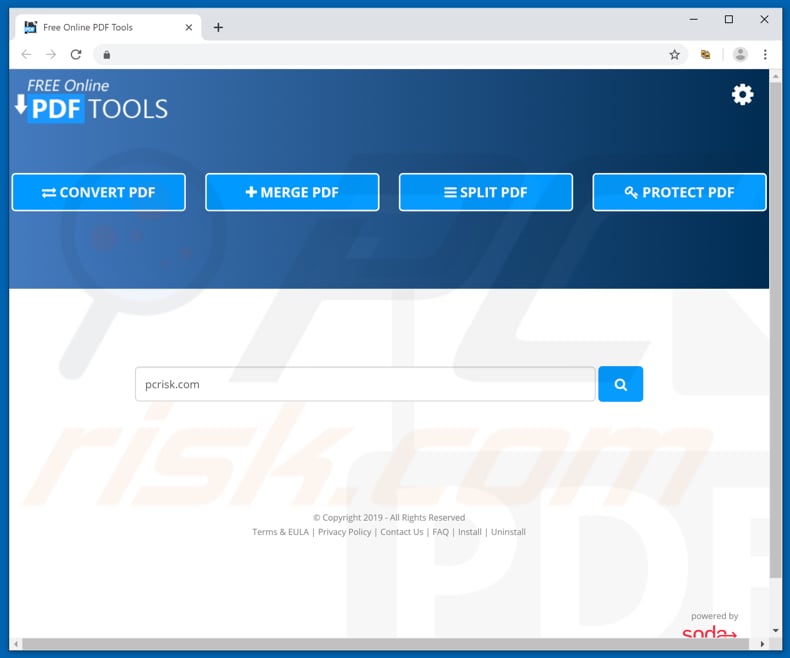 freeonlinepdftools.com browser hijacker