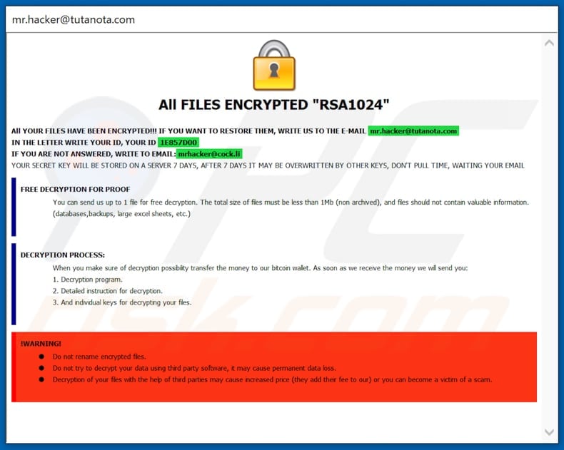 HACK decrypt instructions