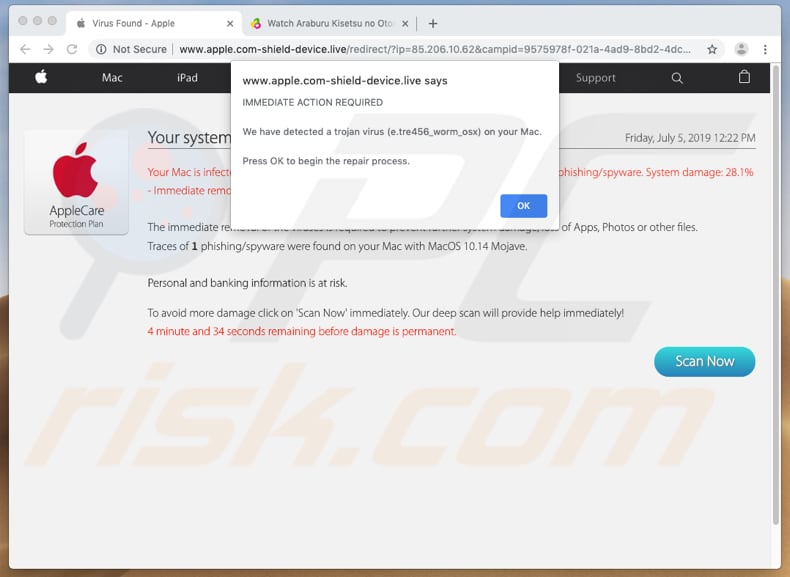 Chrome browser users beware of new phishing pop-unders on Kissanime.ru  website, they activate when right clicked as well. They drop a nasty  payload when clicked. : r/KissAnime