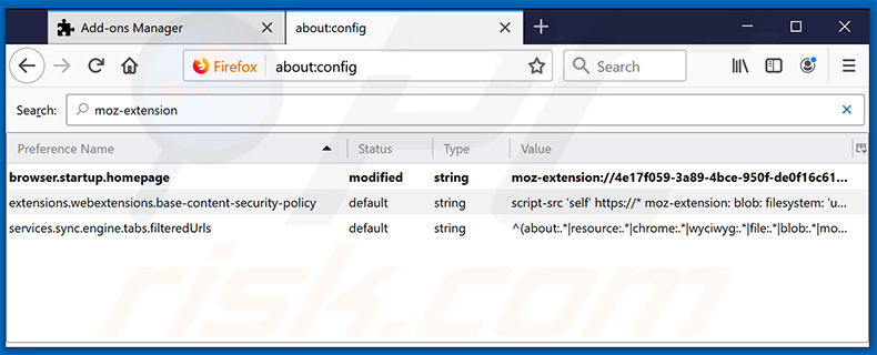 Removing search.hlocalweatherradar.app from Mozilla Firefox default search engine