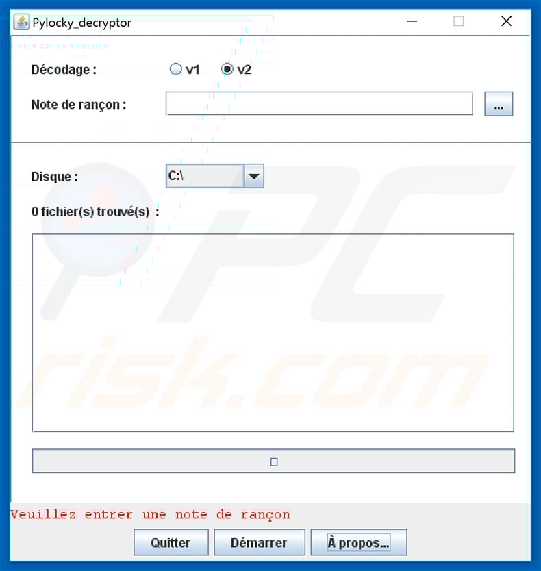 Locky Imposter (PyLocker) decrypter by French Ministry of Interior