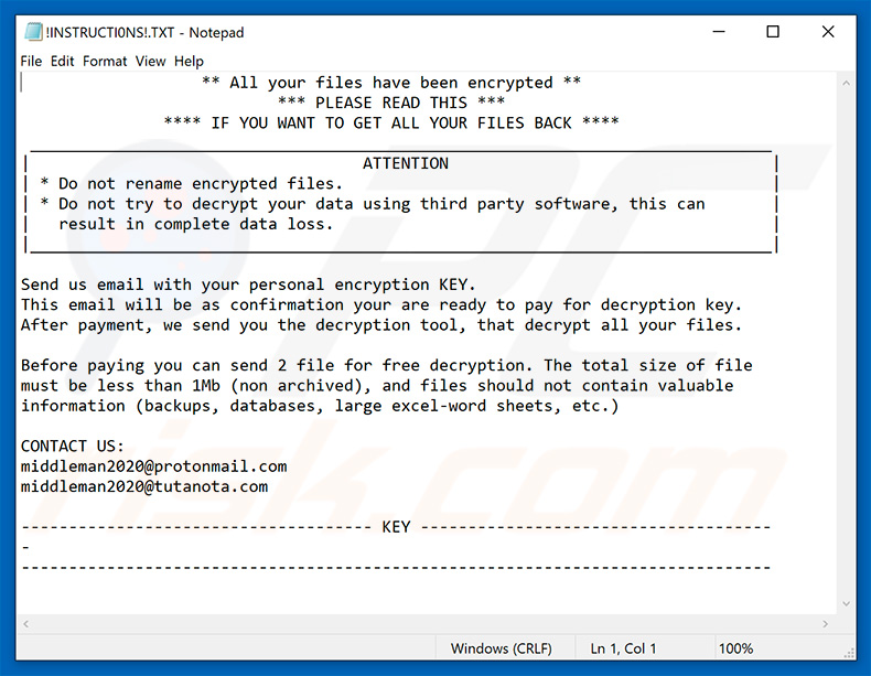 middleman2020 decrypt instructions