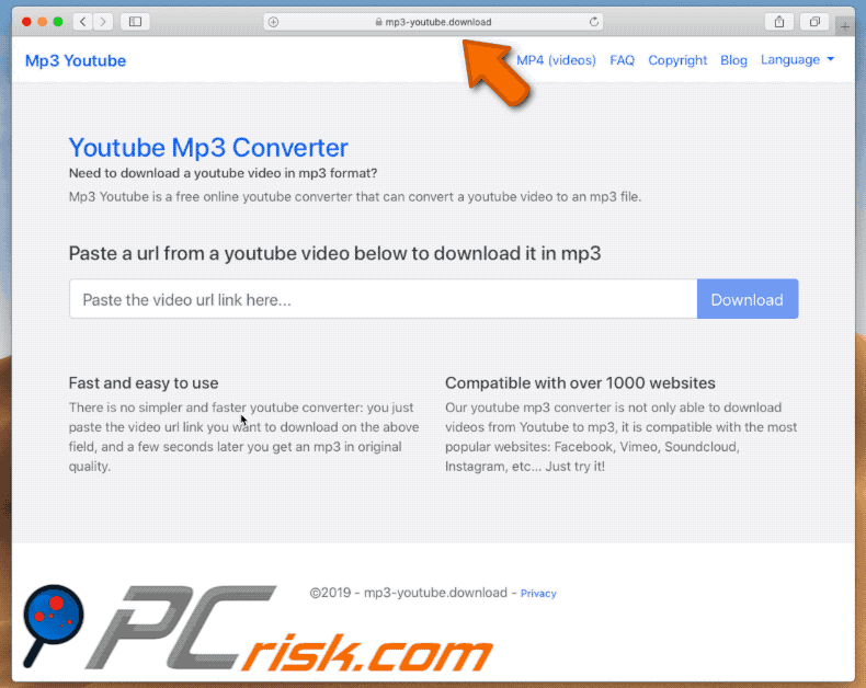 Mp3-youtube.download Website - Easy removal steps (updated)