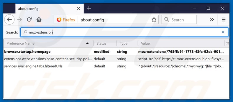 Removing search.hmyemailfast.com from Mozilla Firefox default search engine