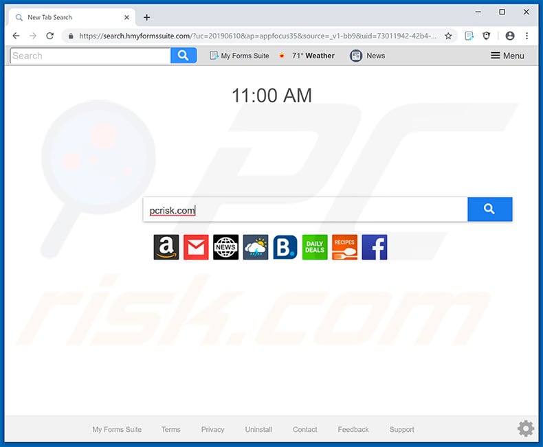 search.hmyformssuite.com browser hijacker